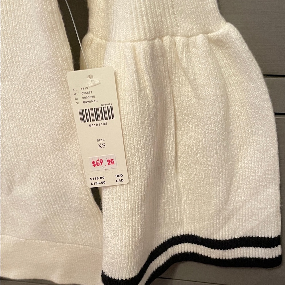 Maeve Ivory Sweater with Ebony Accents - Picture 4 of 5